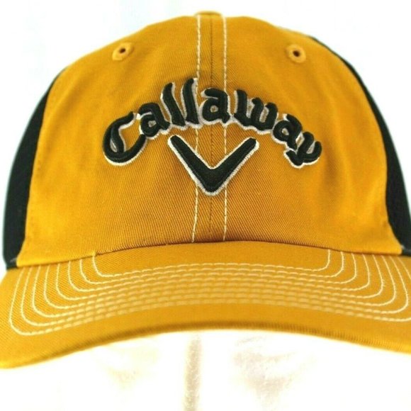 Callaway Other - Callaway Golf Gold/Black Baseball Cap Adjustable